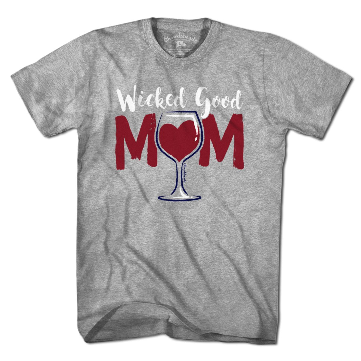 Wicked Good Mom Wine T-Shirt product image 3