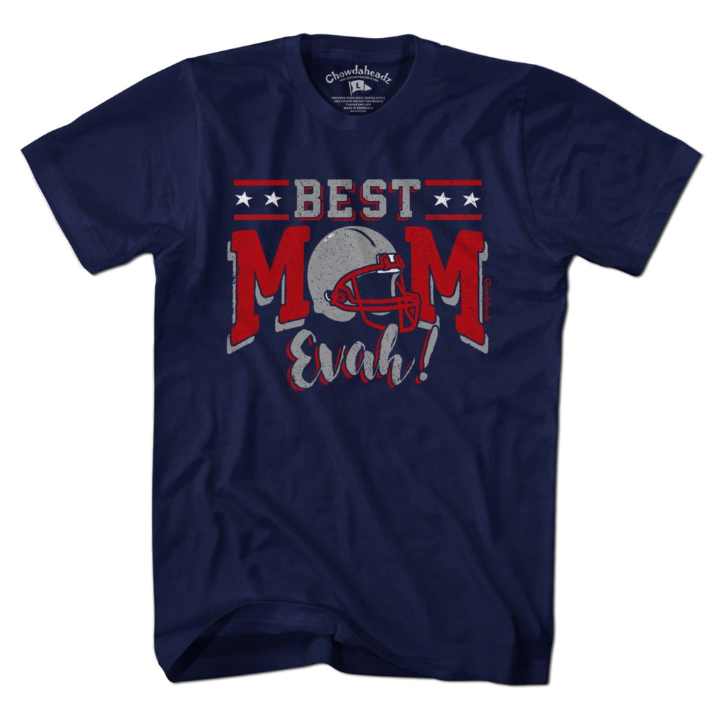 Best Mom Evah Football T-Shirt product image 3