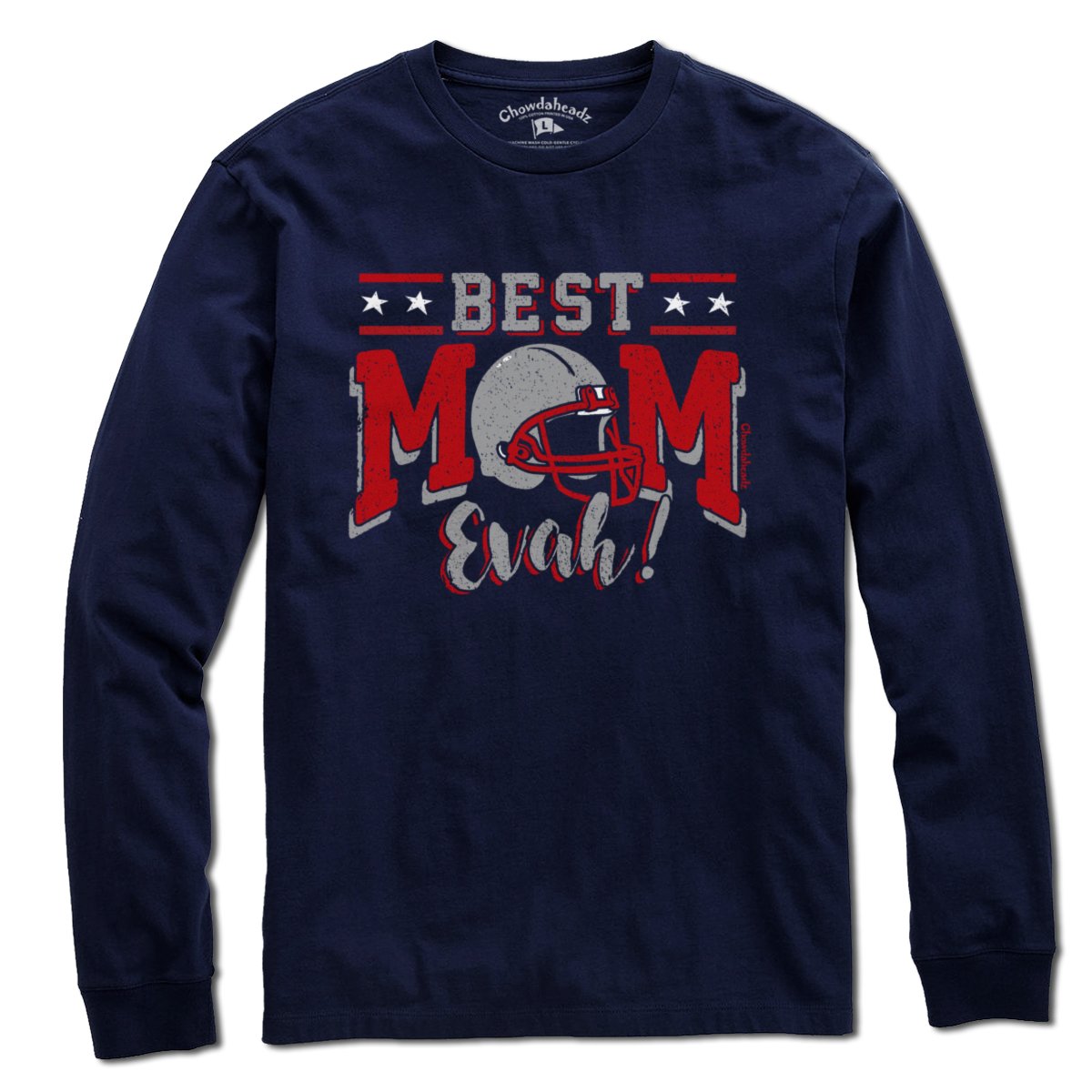 Best Mom Evah Football T-Shirt product image 4