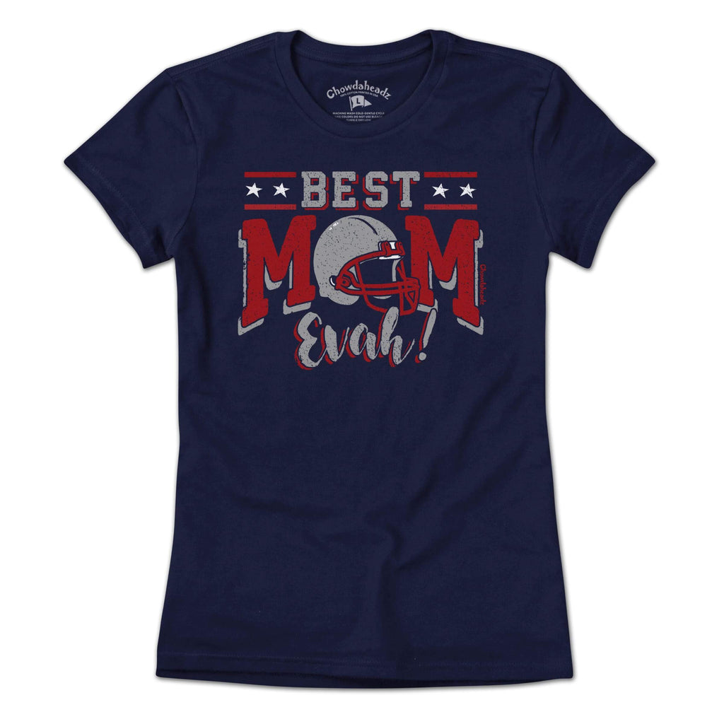 Best Mom Evah Football T-Shirt product image 1