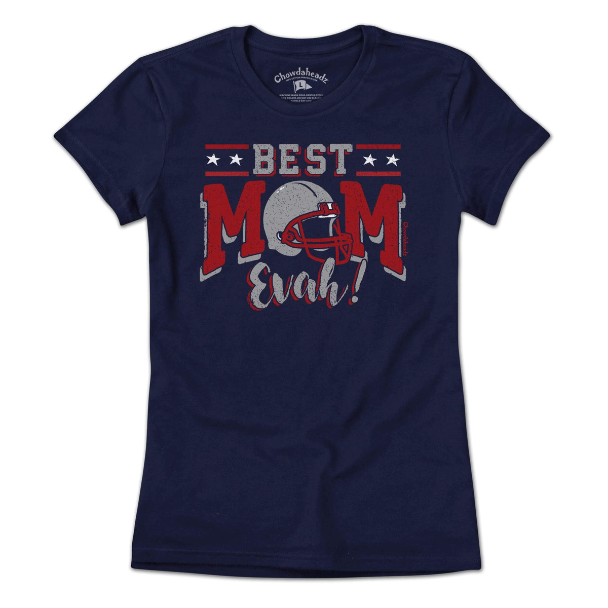 Best Mom Evah Football T-Shirt product image 1