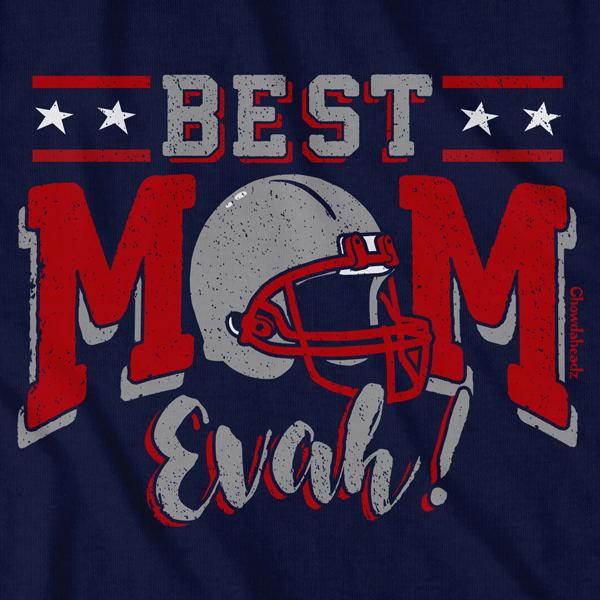 Best Mom Evah Football T-Shirt product image 2