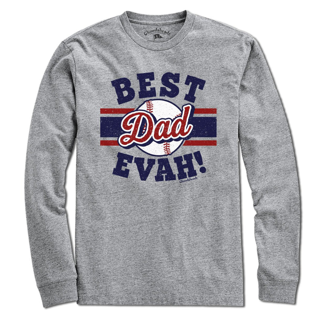 Best Dad Evah Baseball T-Shirt product image 3