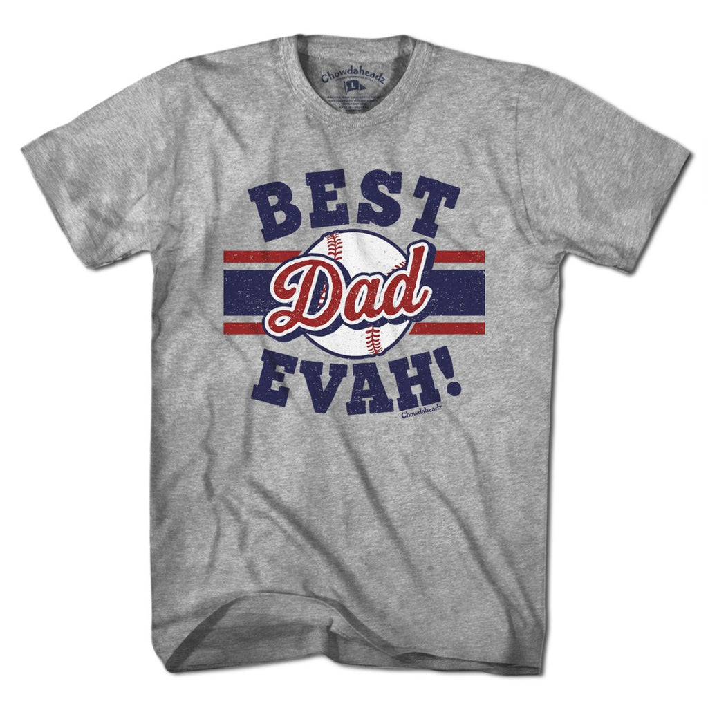Best Dad Evah Baseball T-Shirt product image 1