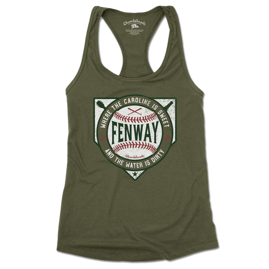 Sweet Caroline Dirty Water Fenway Ladies Tank Top