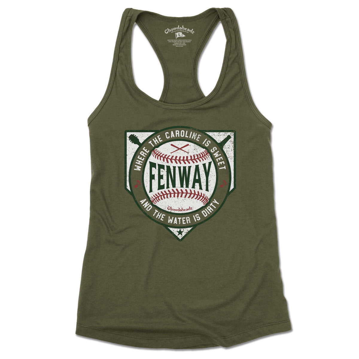 Sweet Caroline Dirty Water Fenway Ladies Tank Top