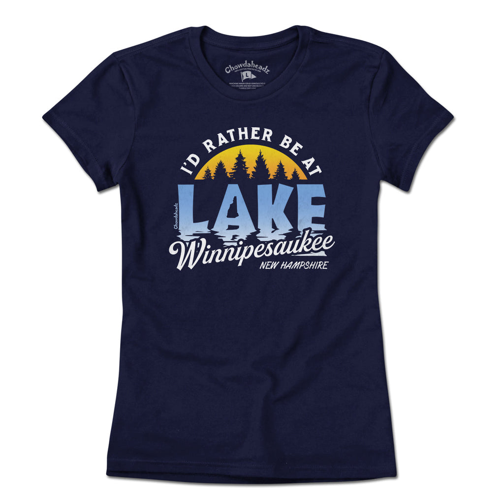 I'd Rather Be at Lake Winnipesaukee T-Shirt product image 3