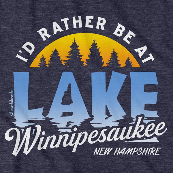 I'd Rather Be at Lake Winnipesaukee T-Shirt product image 6