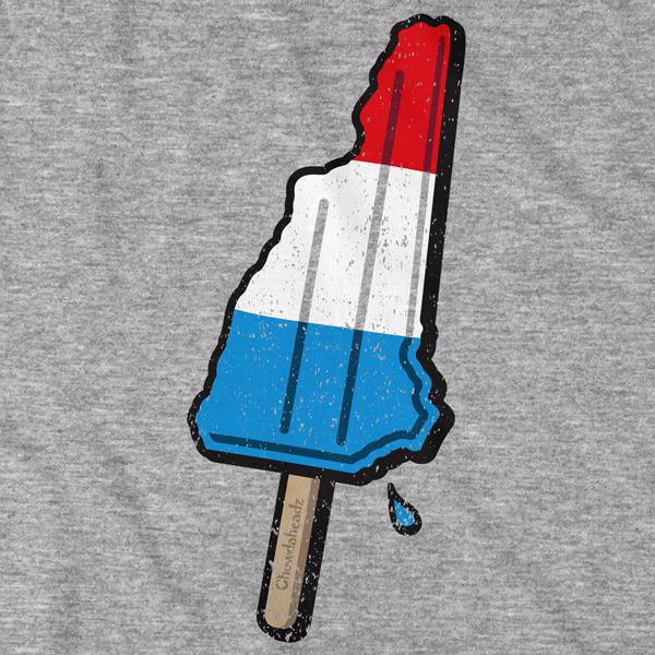New Hampshire Patriotic Popsicle T-Shirt product image 2