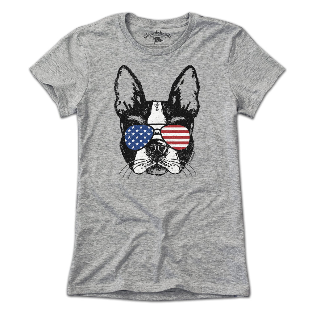 Patriotic Boston Terrier T-Shirt product image 4