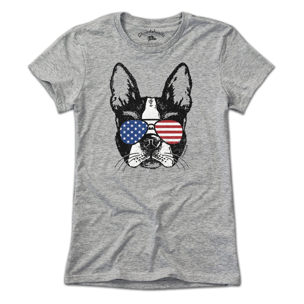 Patriotic Boston Terrier T-Shirt product image 4