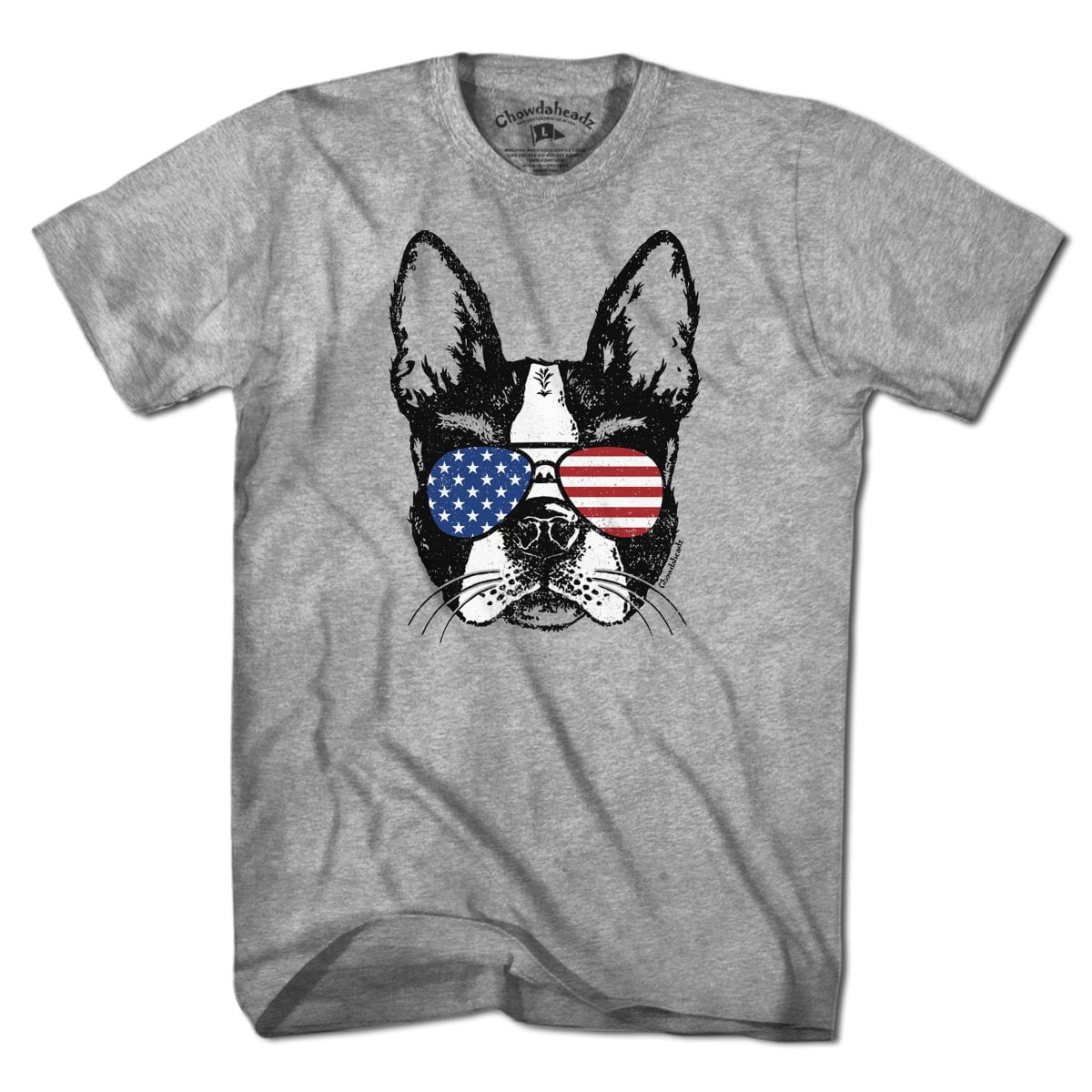 Patriotic Boston Terrier T-Shirt product image 1