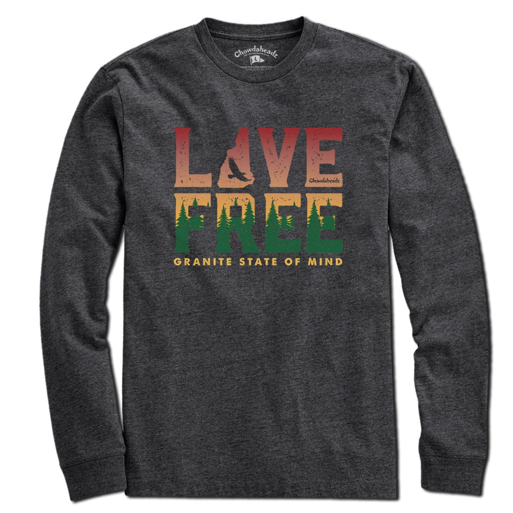 Live Free NH Granite State T-Shirt product image 3