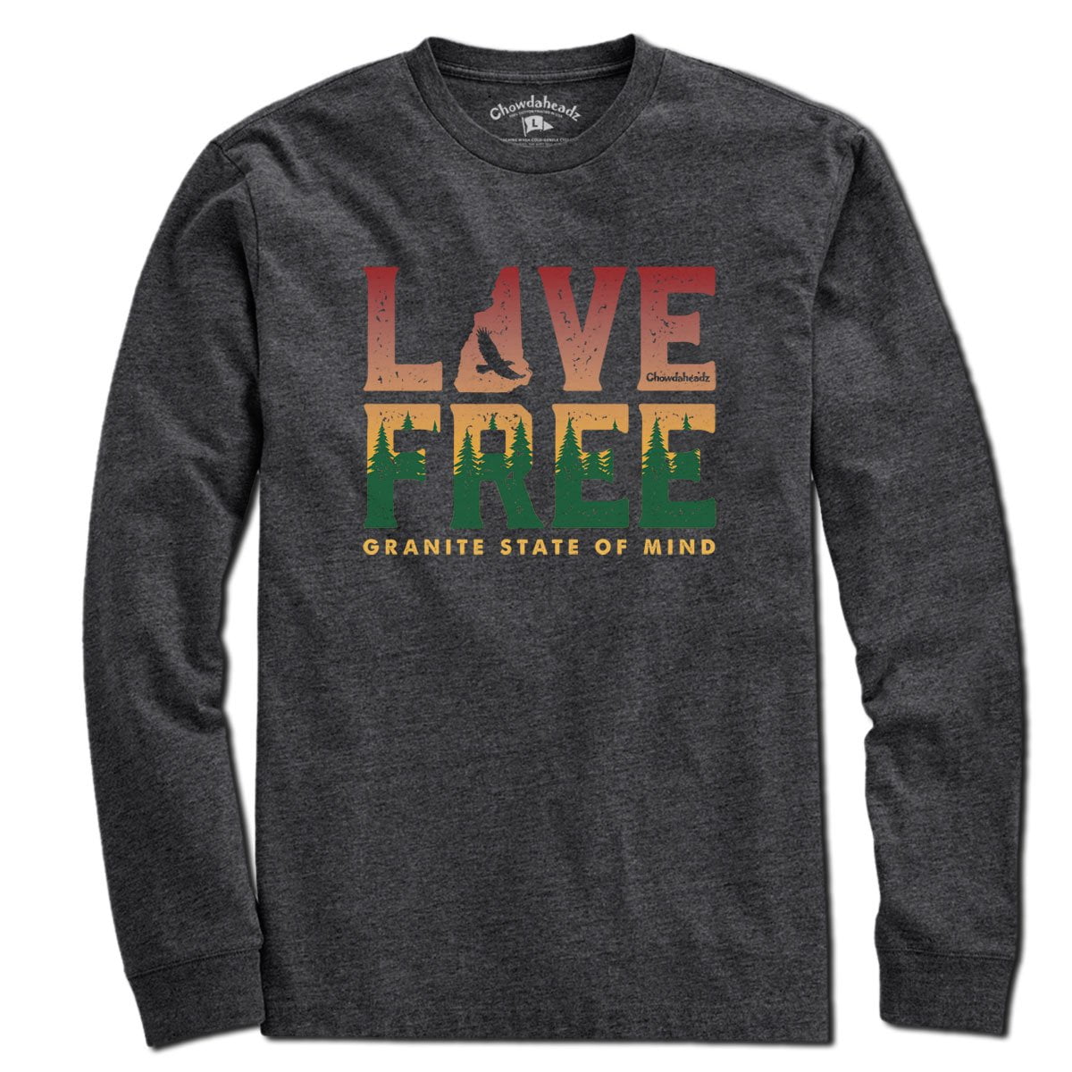Live Free NH Granite State T-Shirt product image 3