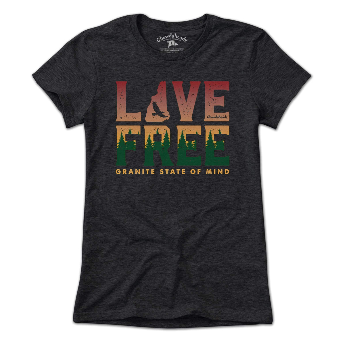 Live Free NH Granite State T-Shirt product image 4