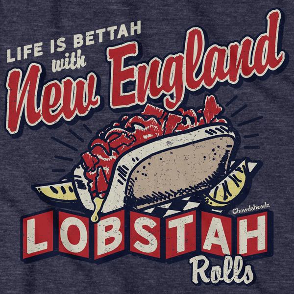 New England Lobstah Rolls T-shirt product image 2
