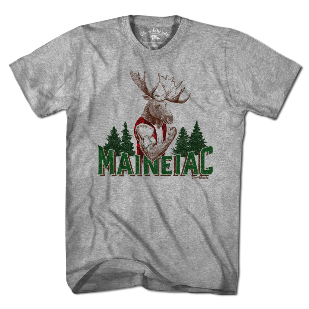 Maineiac Muscle Moose T-Shirt product image 1