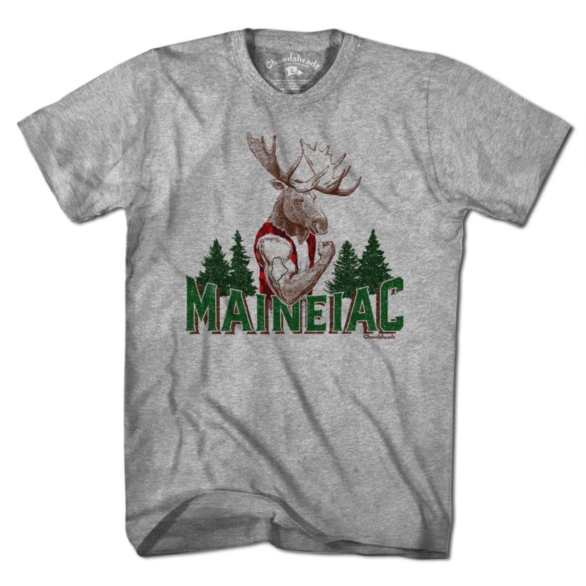 Maineiac Muscle Moose T-Shirt product image 1