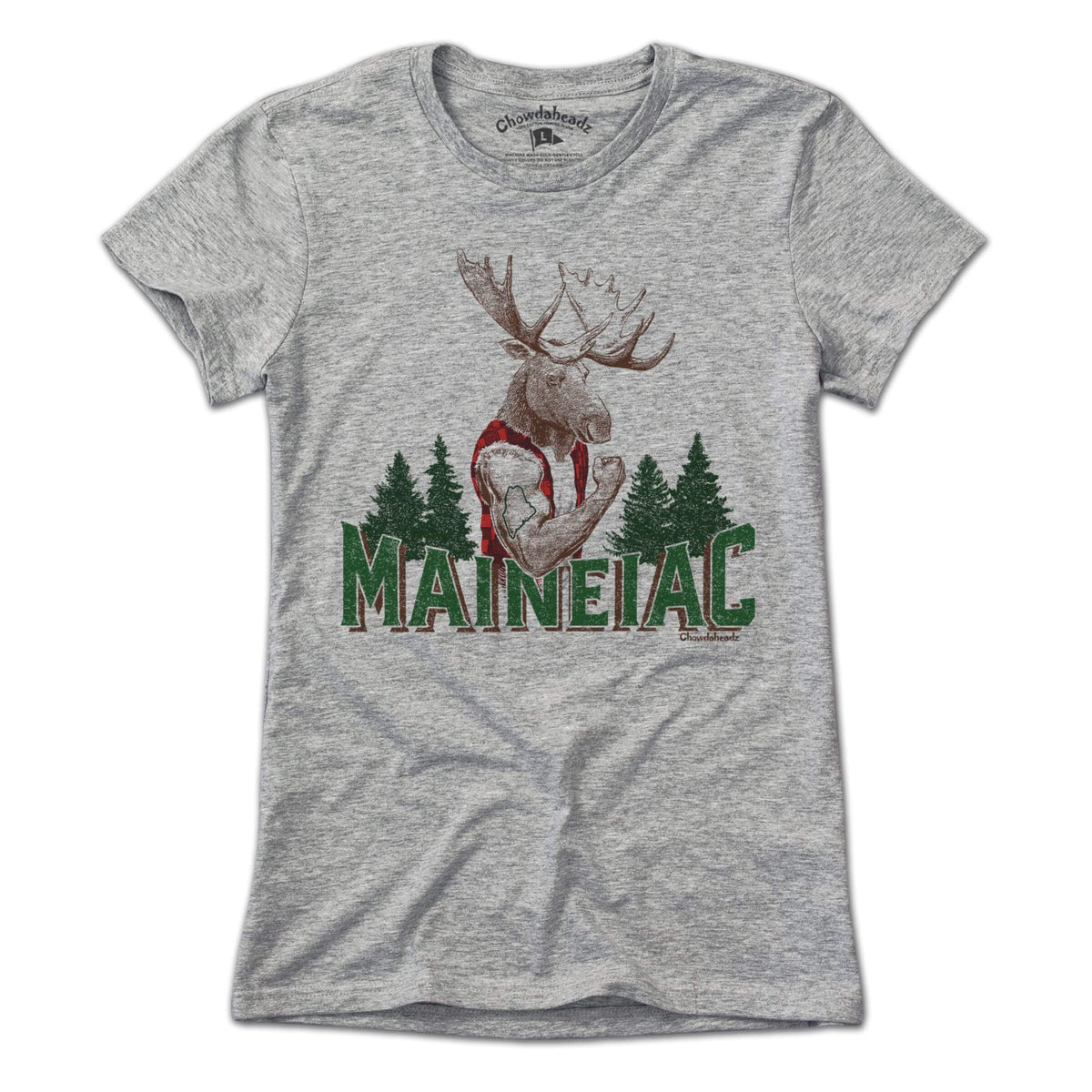 Maineiac Muscle Moose T-Shirt product image 4