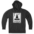 Salem MA Witch Hat Sign Hoodie
