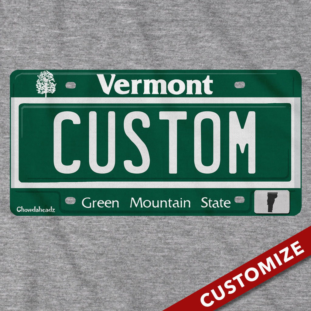 Custom Vermont License Plate Hoodie product image 2
