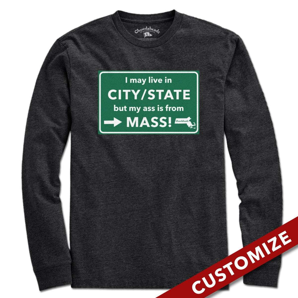 Custom My Ass is From Mass T-shirt product image 3