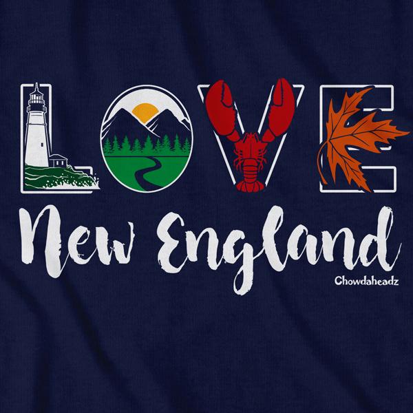 Lifestyle Love New England T-Shirt product image 2
