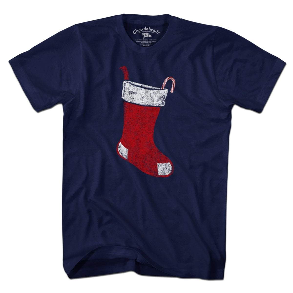 Boston Christmas Stocking T-Shirt product image 1