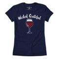 Wicked Grateful Wine Glass T-shirt product image 1