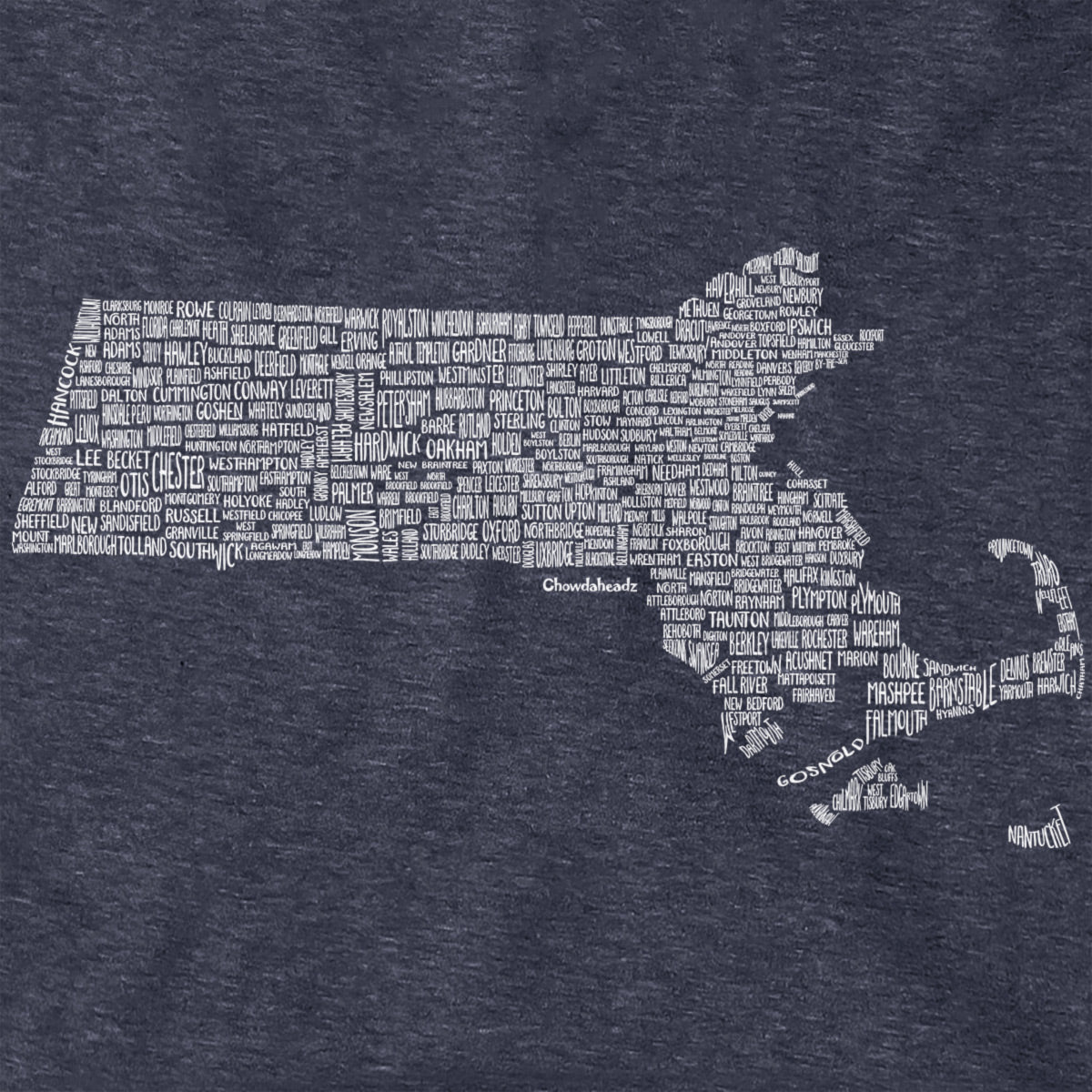 Massachusetts Cities & Towns Hoodie product image 2