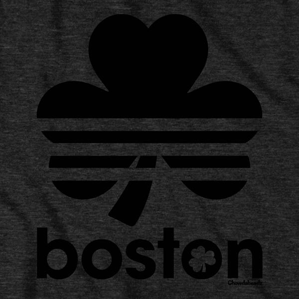 Boston Retro Shamrock Blackout T-Shirt product image 2