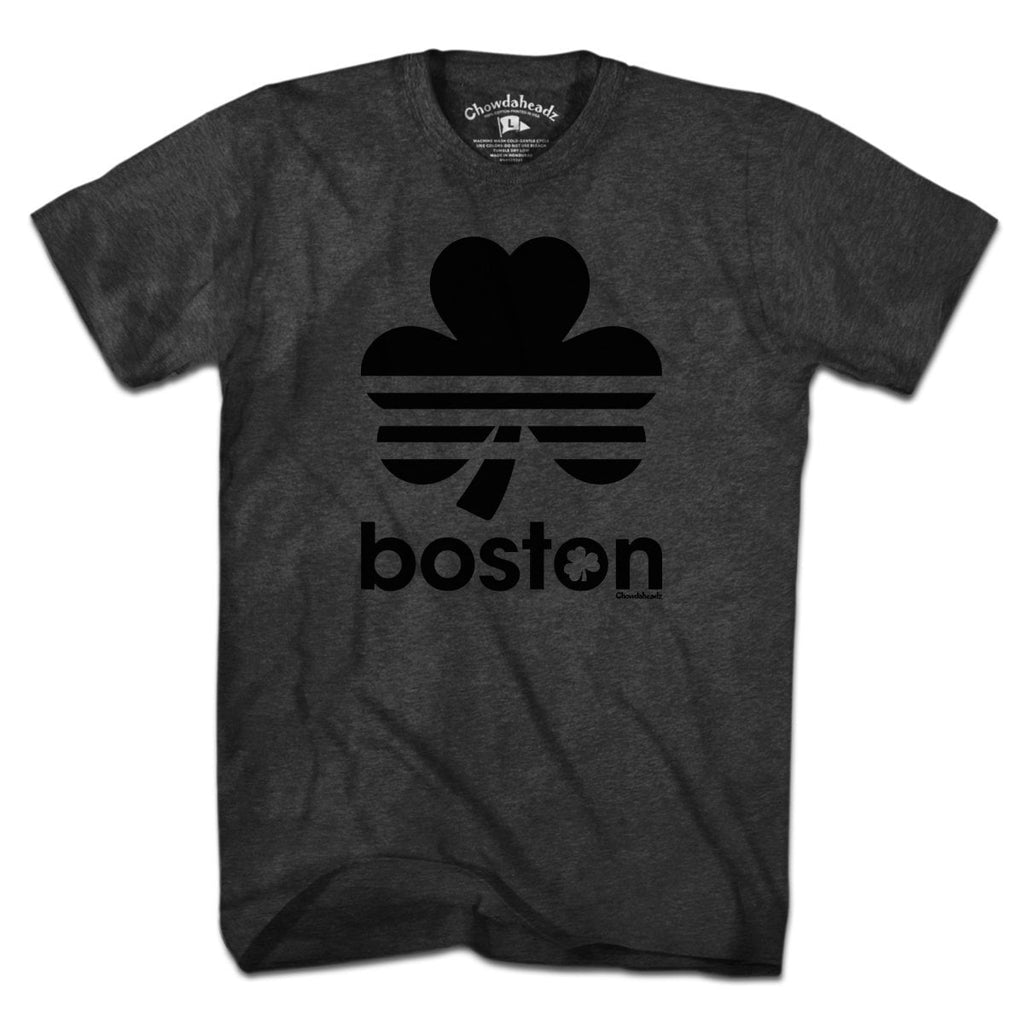 Boston Retro Shamrock Blackout T-Shirt product image 1