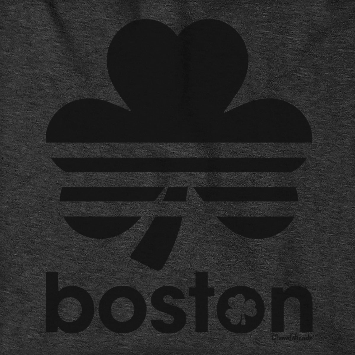 Boston Retro Shamrock Blackout Tailgater Hoodie product image 2