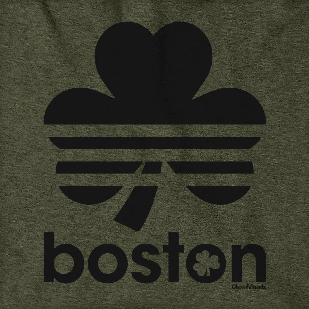 Boston Retro Shamrock Blackout Hoodie product image 2