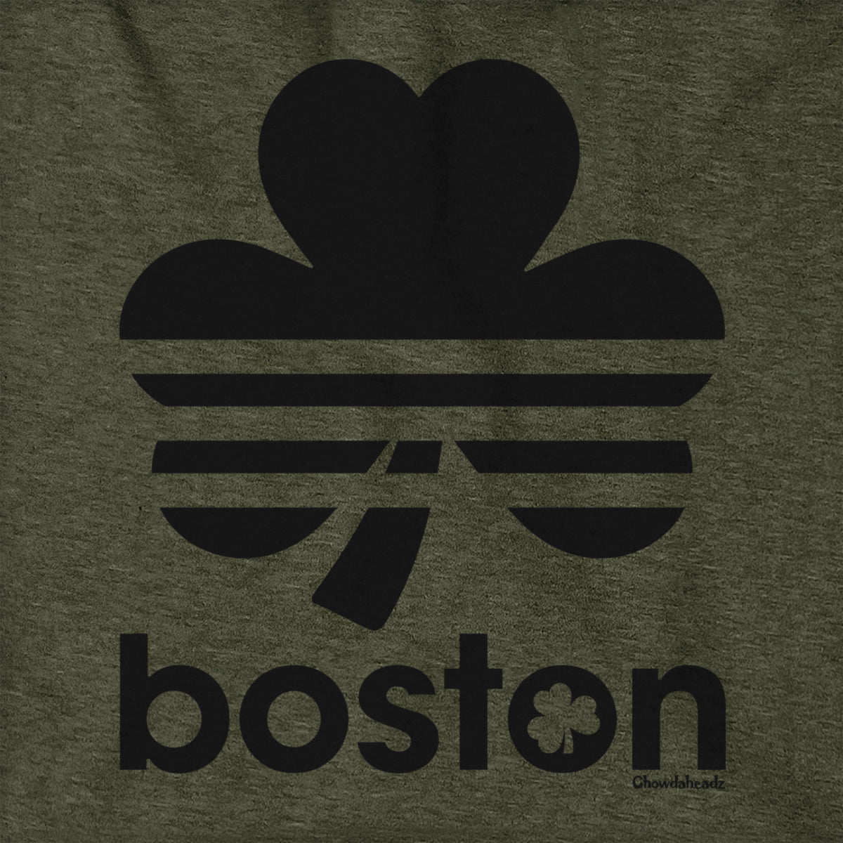 Boston Retro Shamrock Blackout Hoodie product image 2