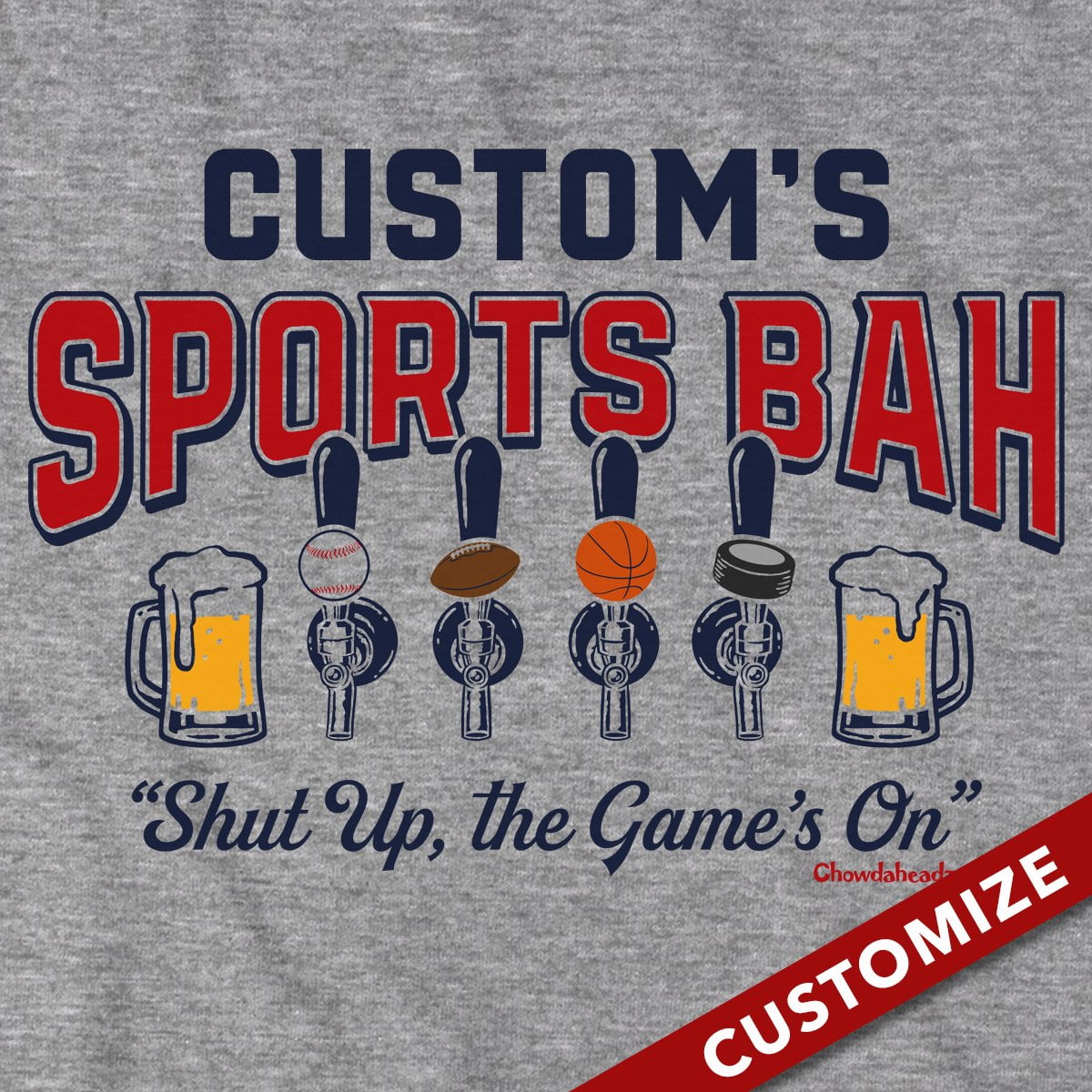 Custom Name's Sports Bah T-Shirt product image 2