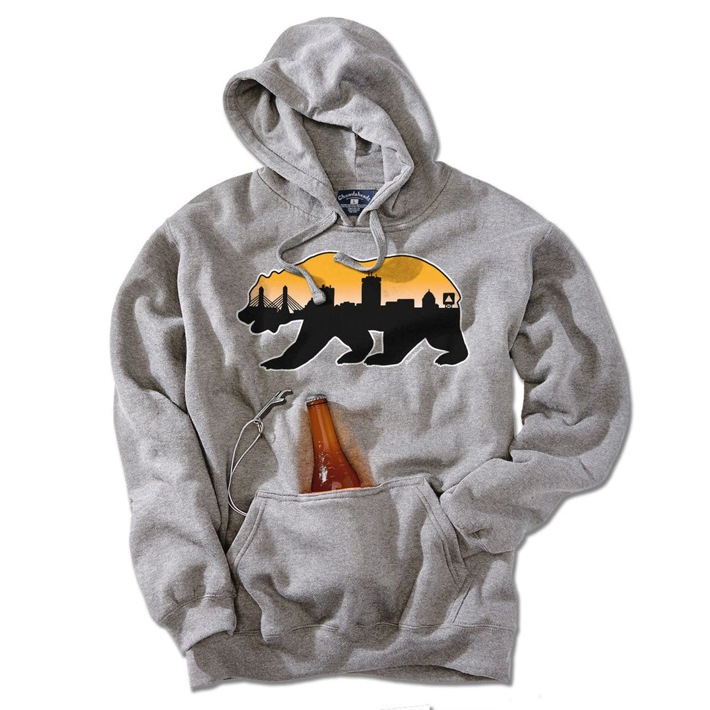 Boston Bear Skyline Tailgater Hoodie product image 3