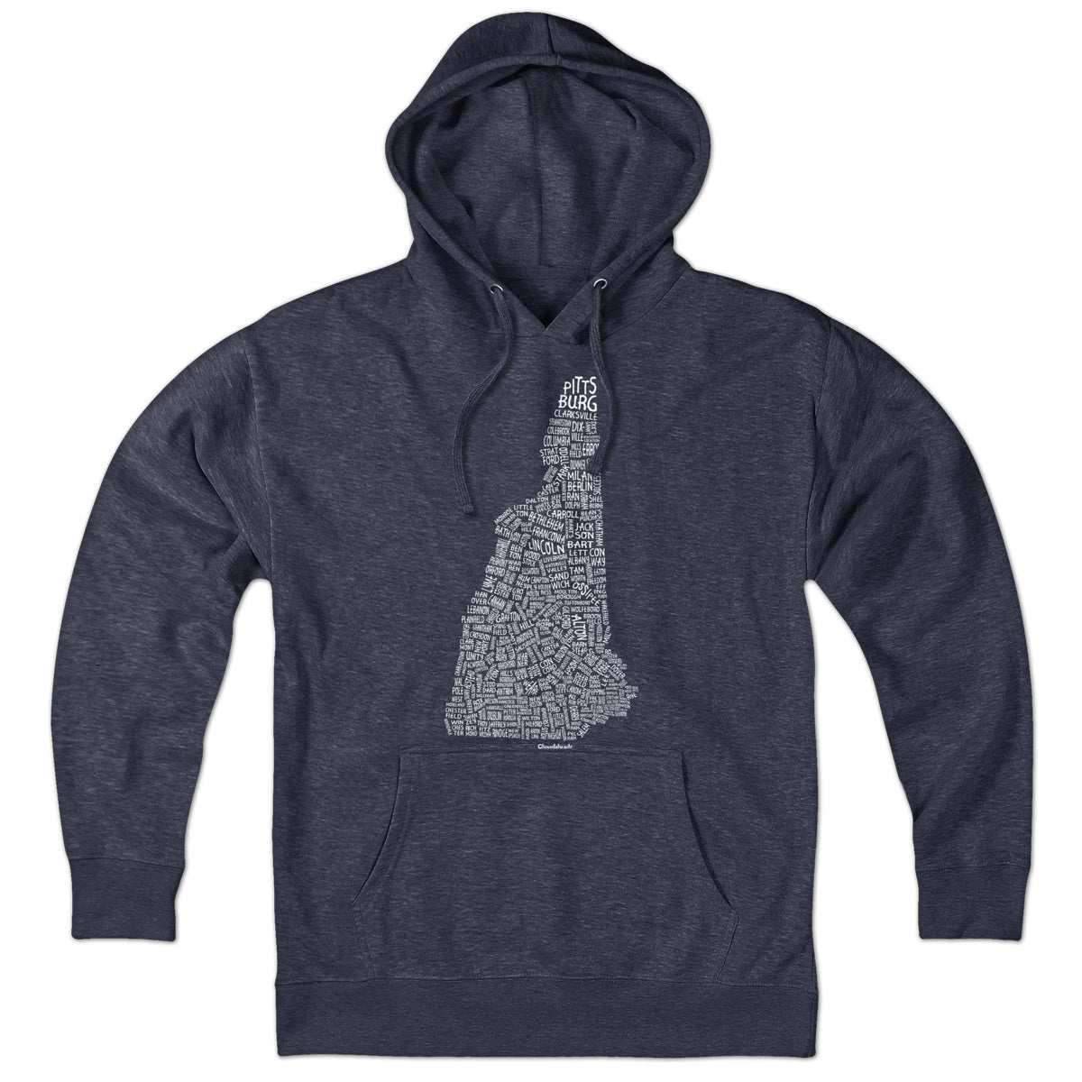 New Hampshire Cities & Towns Hoodie product image 1