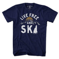 Live Free and Ski New Hampshire T-Shirt product image 1