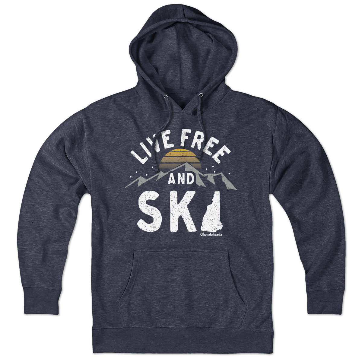 Live Free And Ski New Hampshire Hoodie product image 1