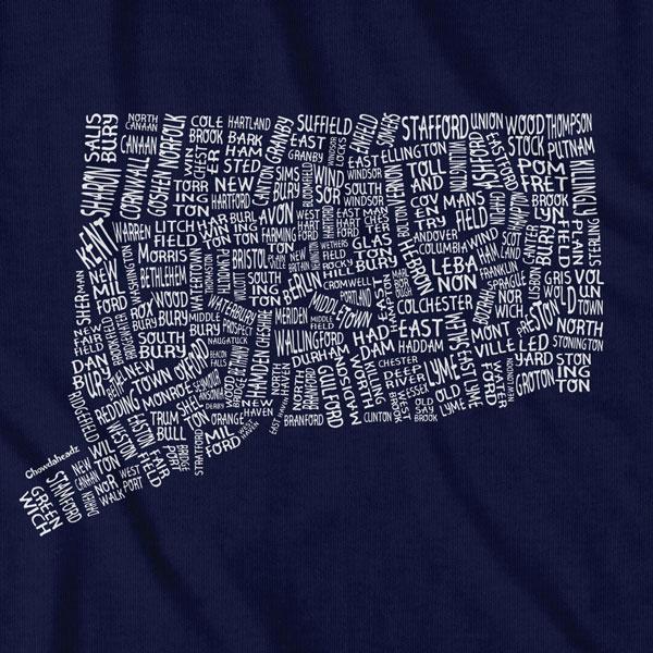 Connecticut Cities & Towns T-Shirt product image 2