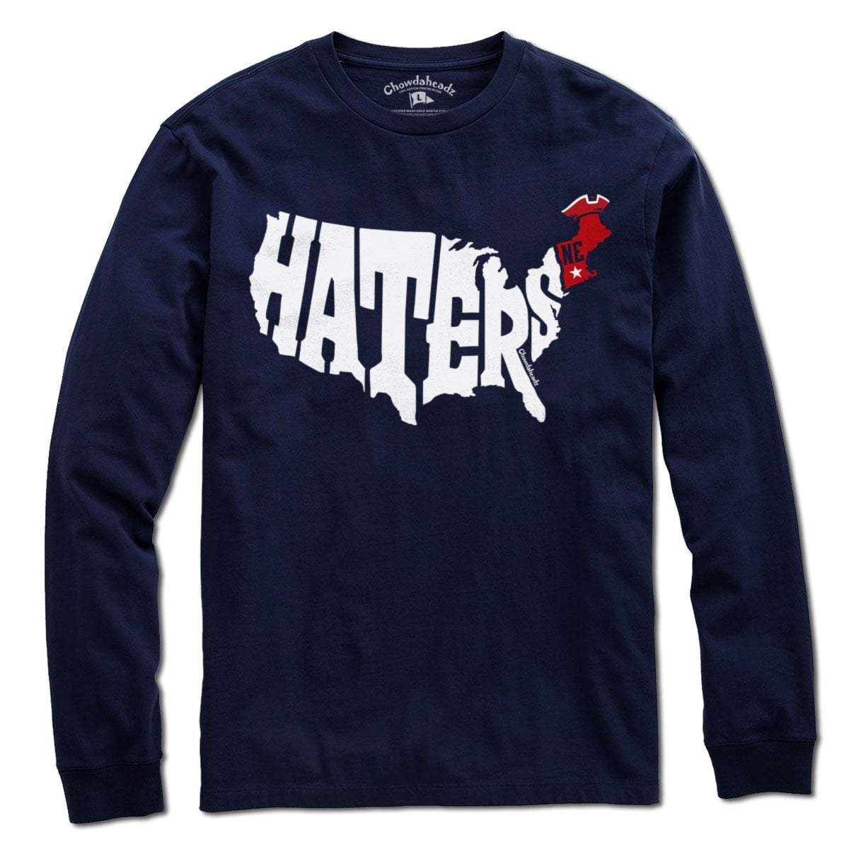 New England Haters Map T-Shirt product image 3