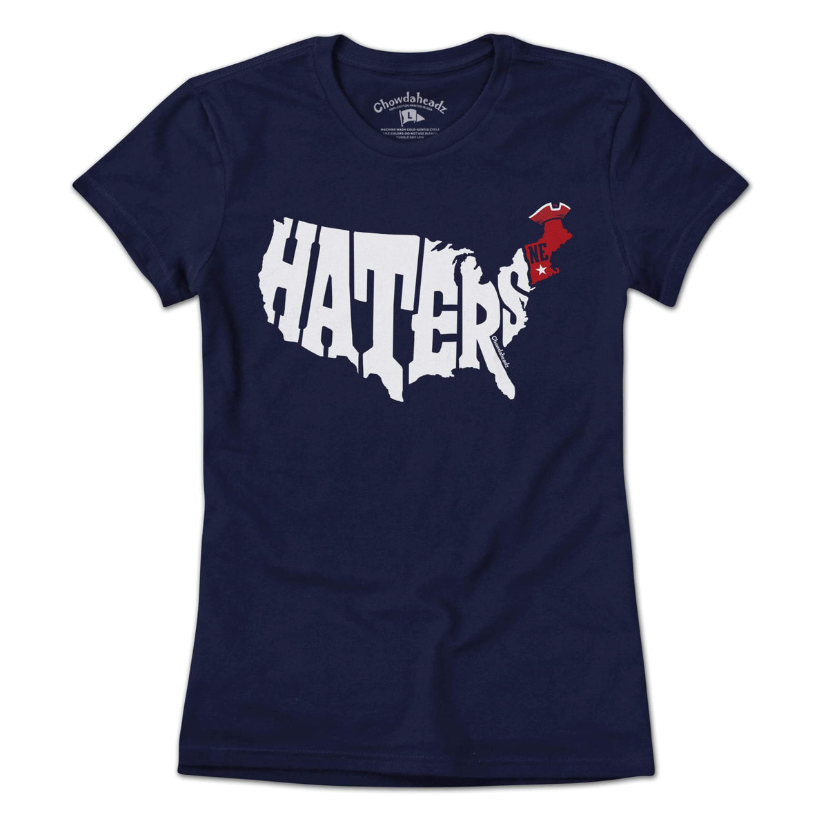 New England Haters Map T-Shirt product image 4