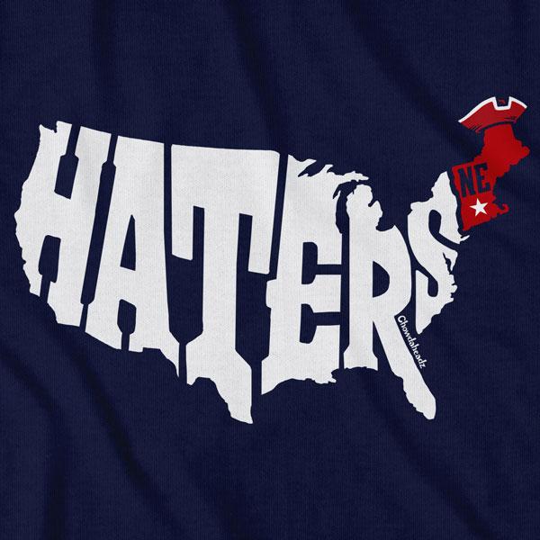 New England Haters Map T-Shirt product image 2