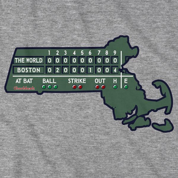 Massachusetts Scoreboard T-Shirt product image 2