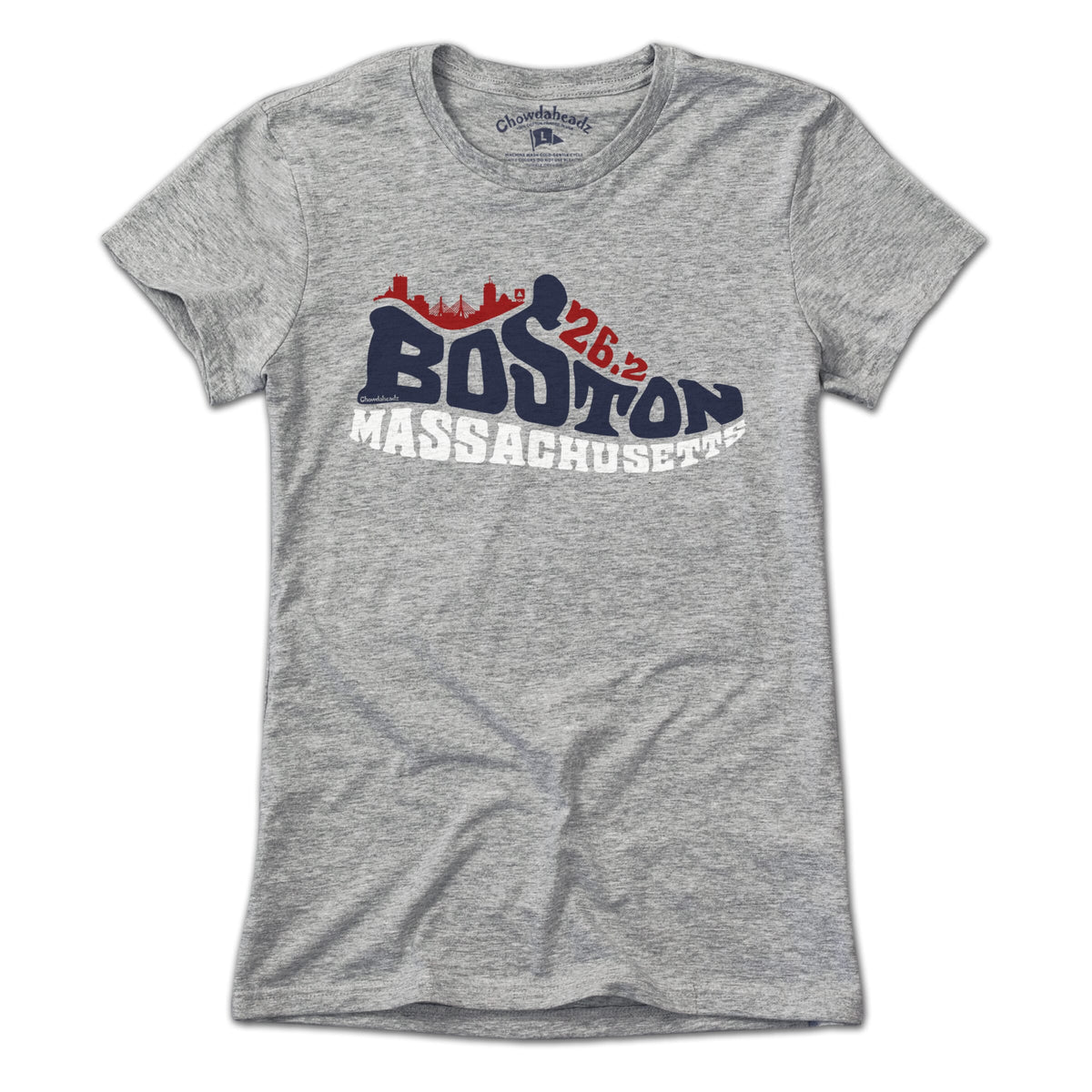 Boston Mass 26.2 Sneaker T-Shirt
