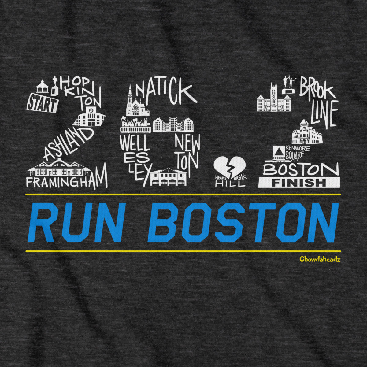 26.2 Run Boston Race Icons Hoodie product image 4