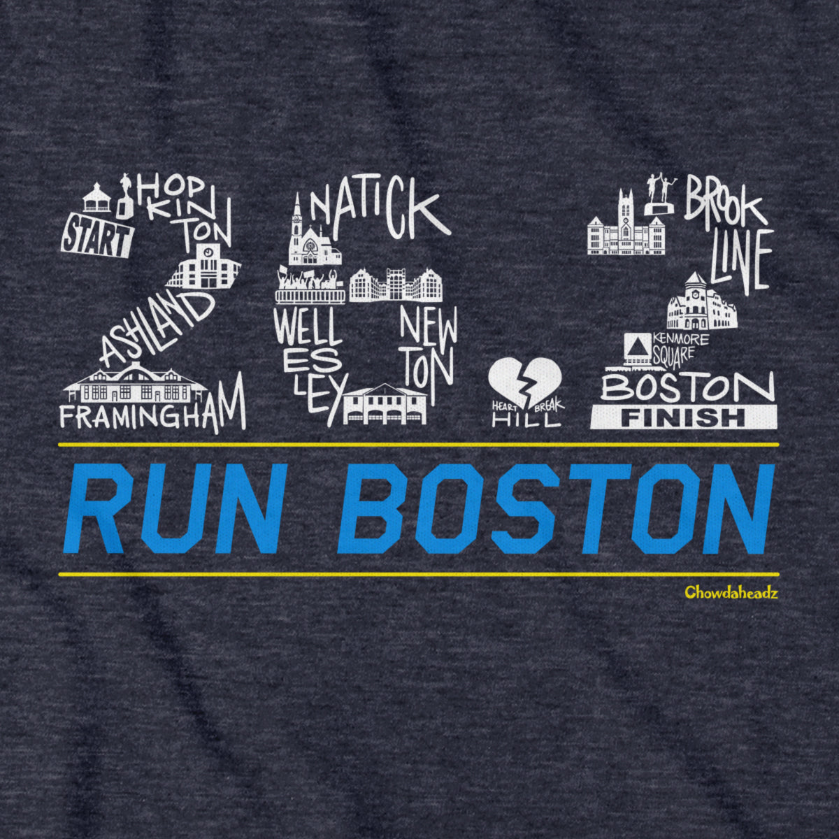 26.2 Run Boston Race Icons Hoodie product image 2