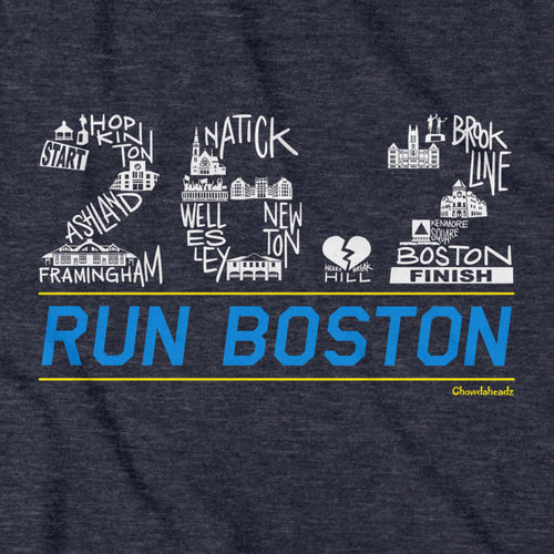 26.2 Run Boston Race Icons Hoodie product image 2