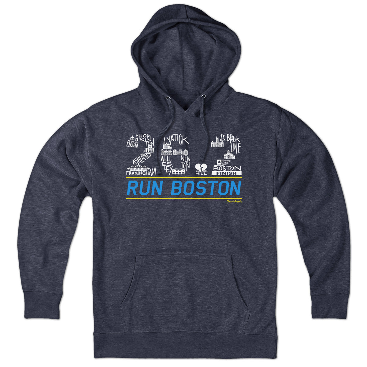 26.2 Run Boston Race Icons Hoodie product image 1